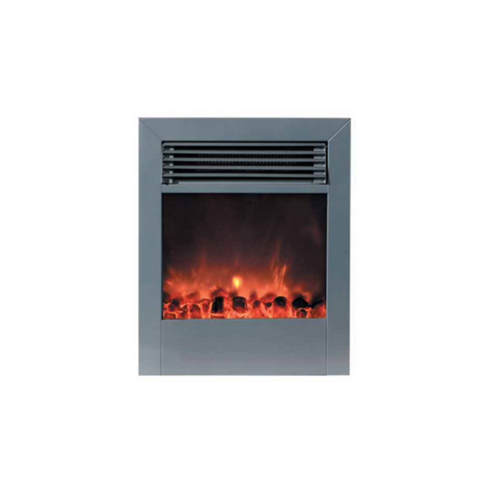 British Simulated Built-in Electric Fireplace